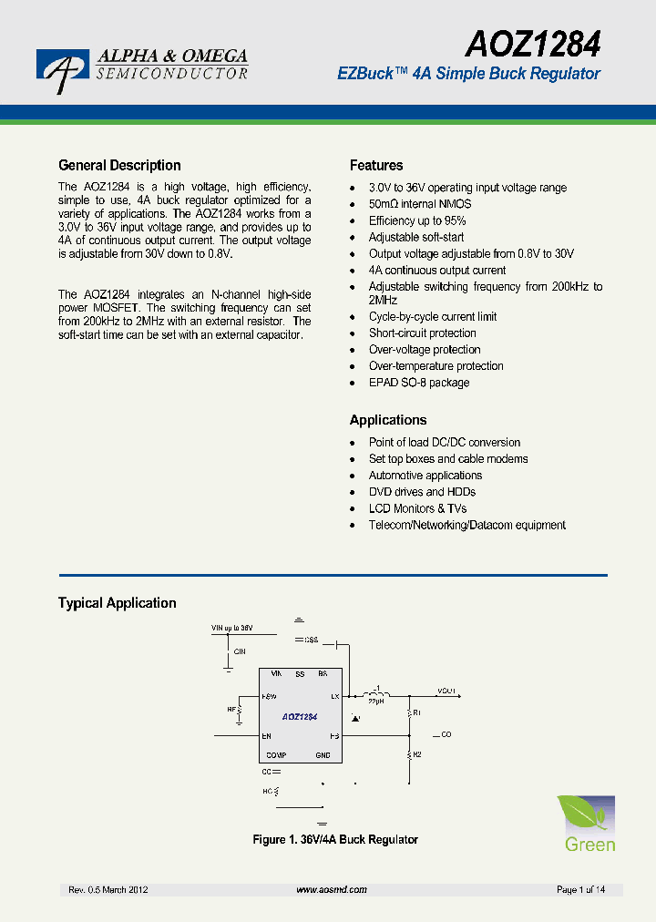 AOZ1284PI_5724114.PDF Datasheet