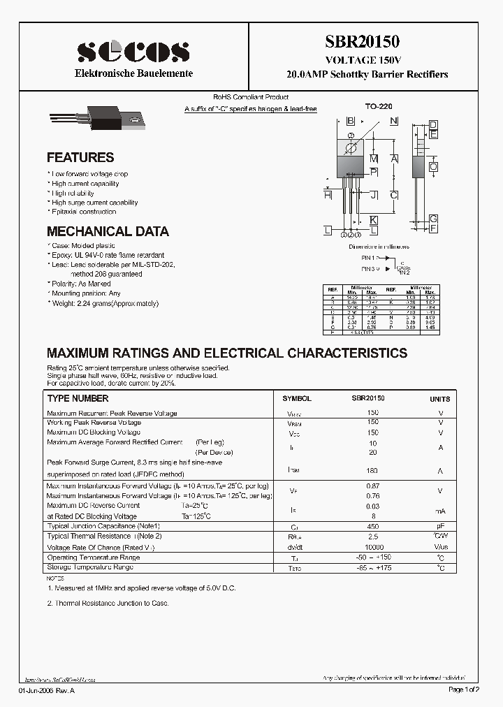 SBR20150_5732512.PDF Datasheet