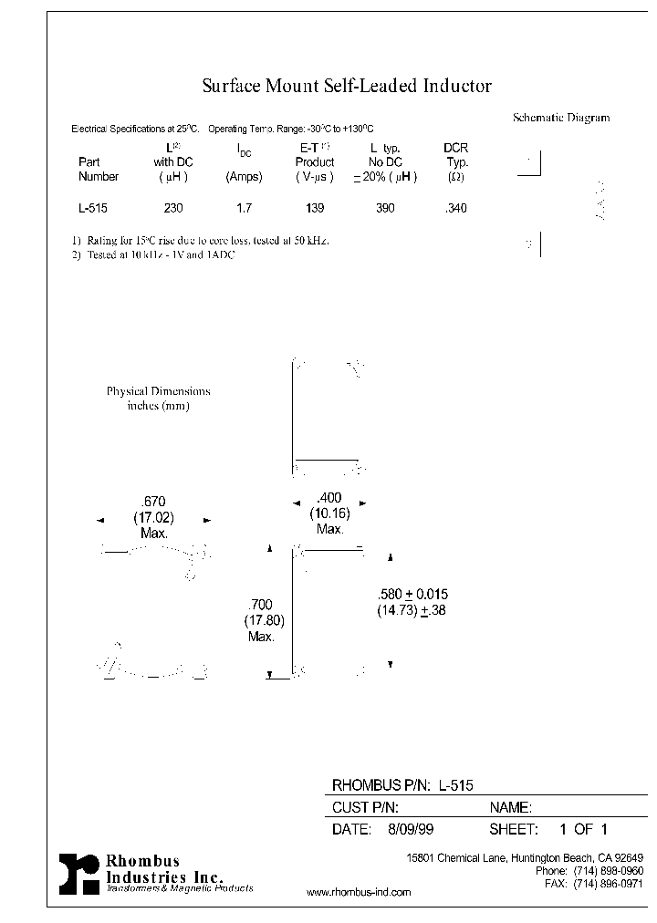 L-515_5734330.PDF Datasheet