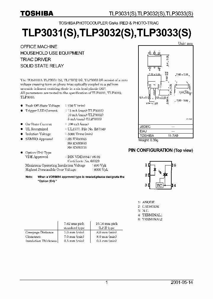 TLP3031S_5737012.PDF Datasheet