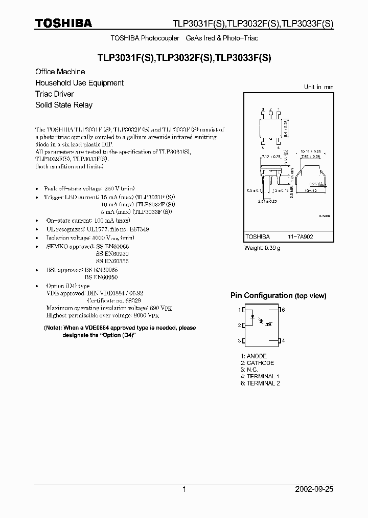 TLP3031FS_5737013.PDF Datasheet