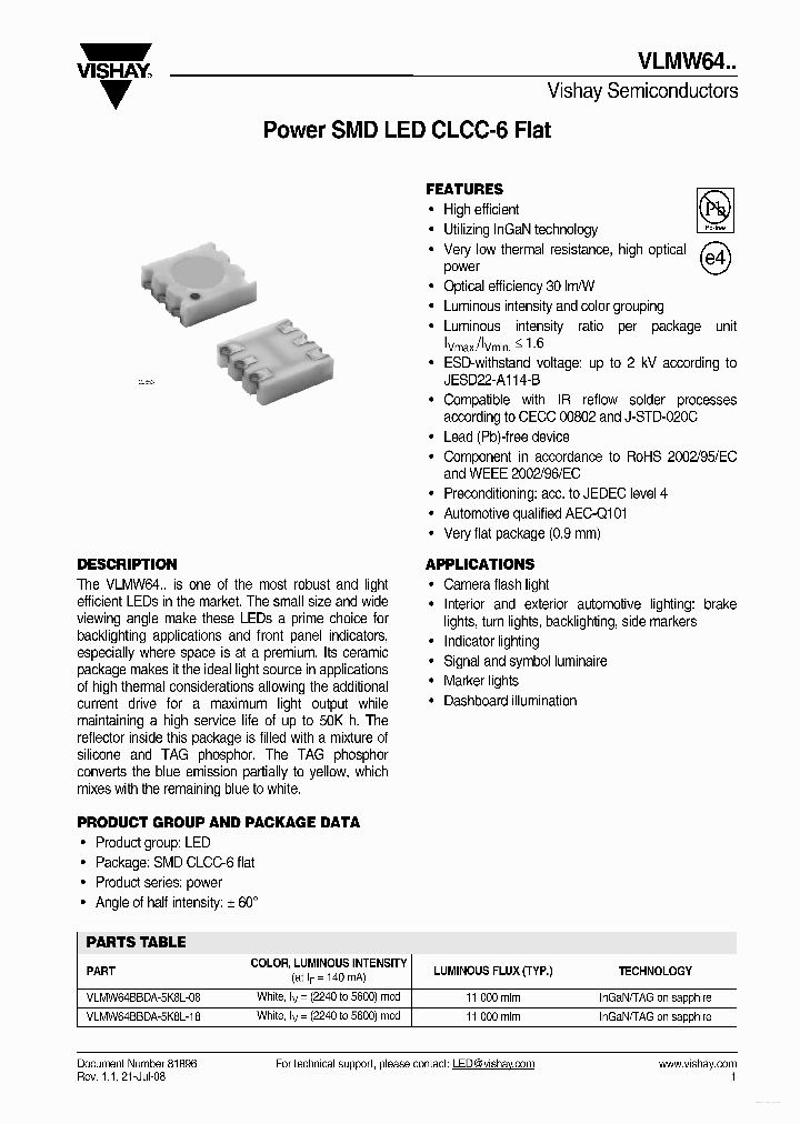 VLMW64_5738362.PDF Datasheet