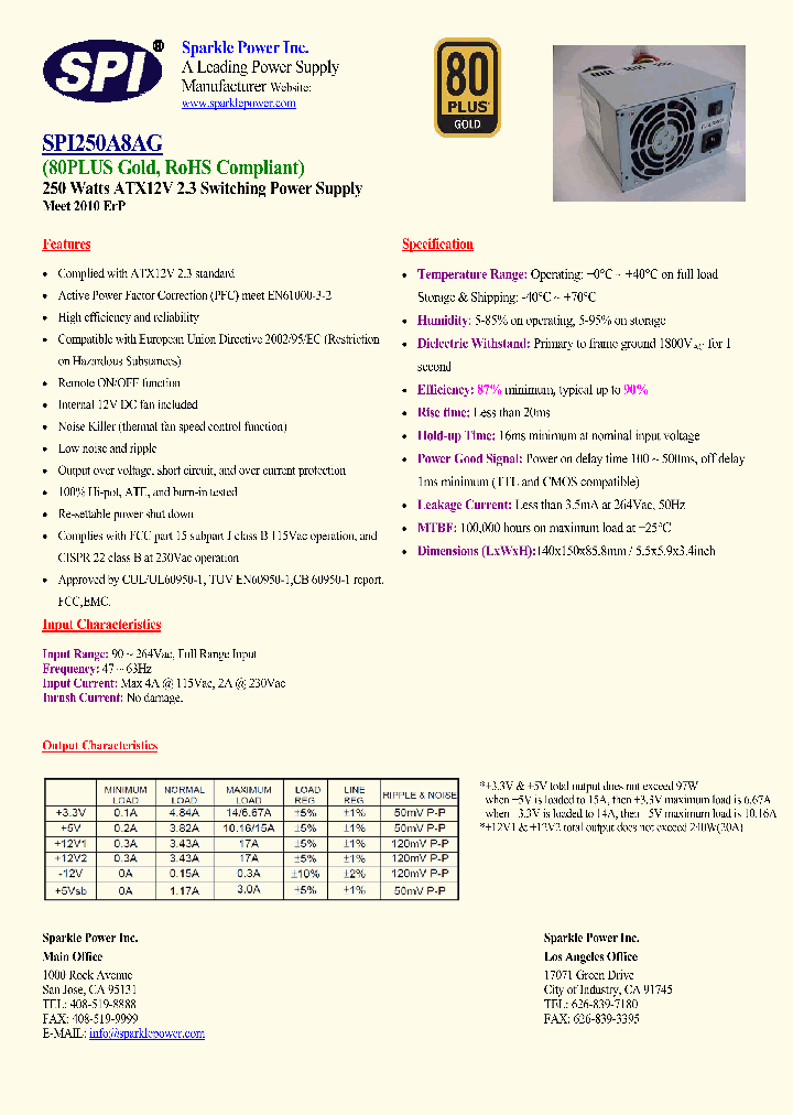 SPI250A8AG_5741520.PDF Datasheet