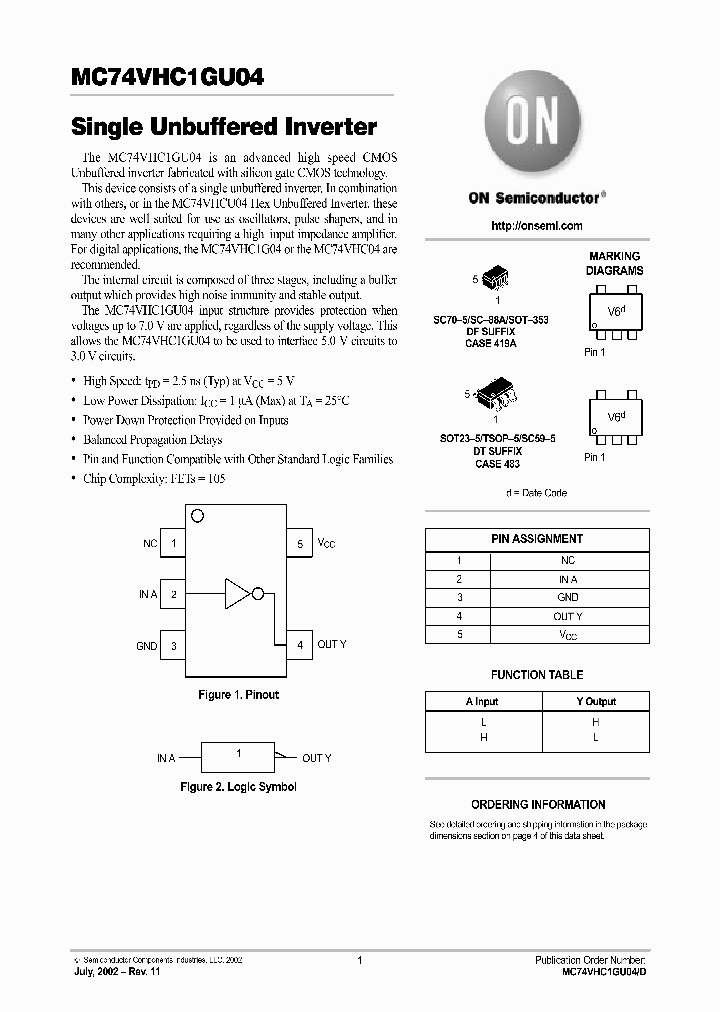 MC74VHC1GU04-D_5741680.PDF Datasheet