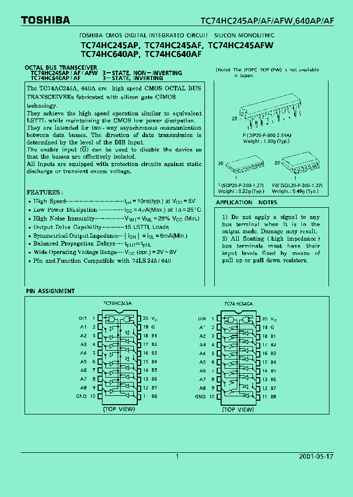 TC74HC245AFW_5742857.PDF Datasheet