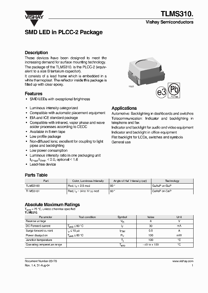 TLMS3101_5743692.PDF Datasheet