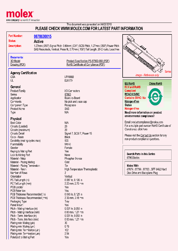 0878630015_5744140.PDF Datasheet