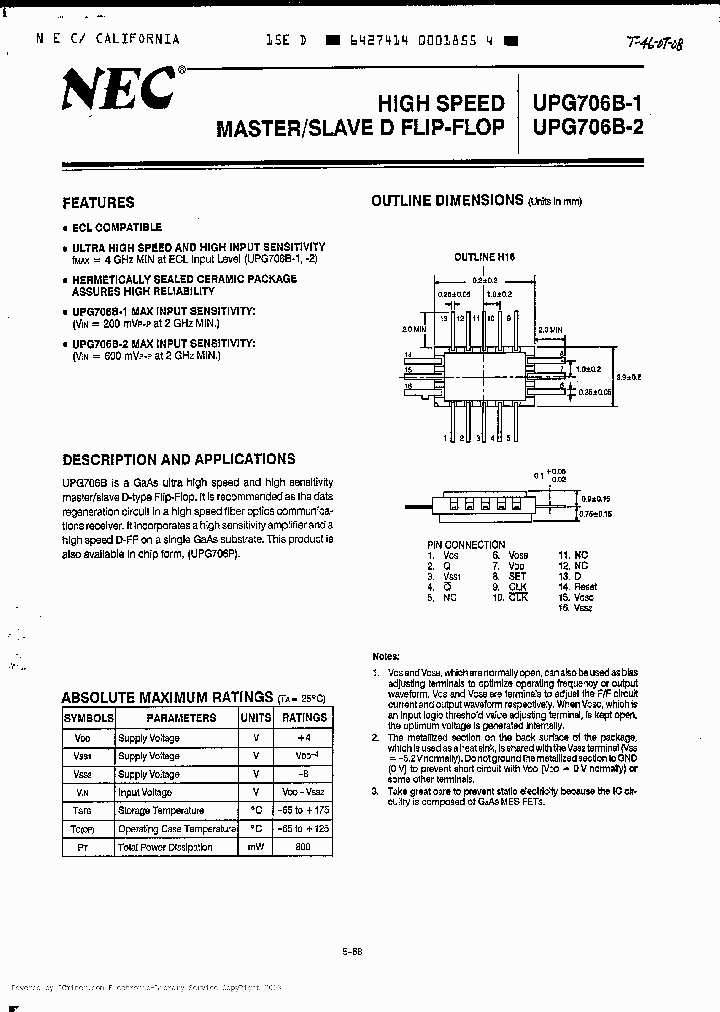 UPG706B1_5746012.PDF Datasheet