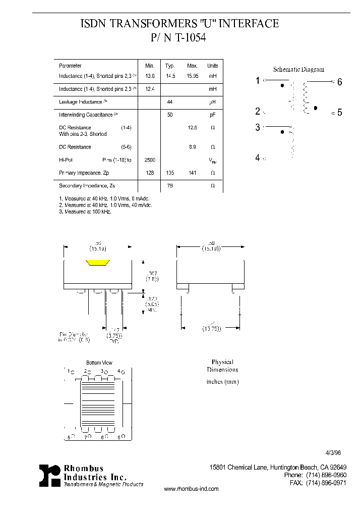 T-1054_5746614.PDF Datasheet