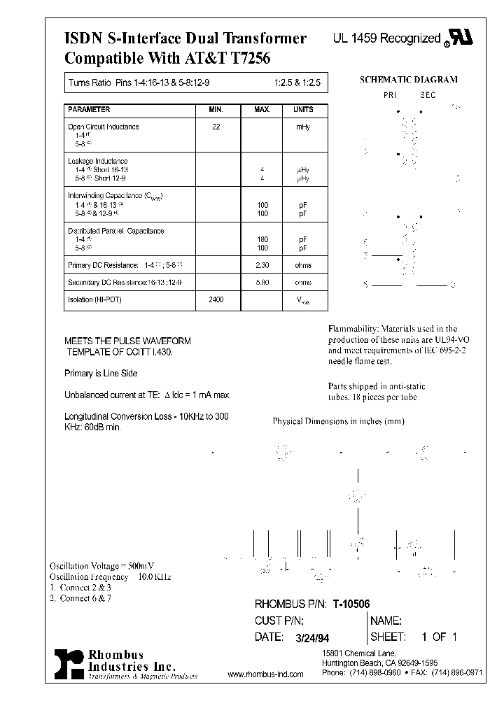 T-10506_5746611.PDF Datasheet