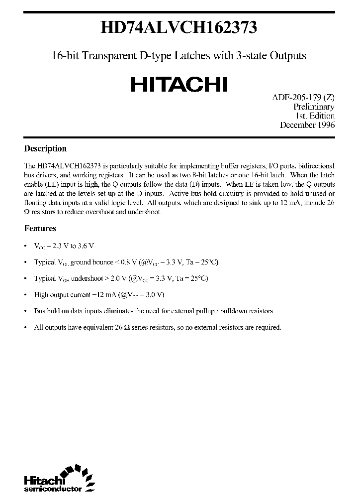 HD74ALVCH162373_5746784.PDF Datasheet
