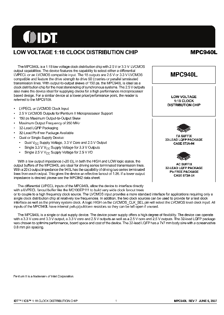MPC940LFAR2_5746010.PDF Datasheet