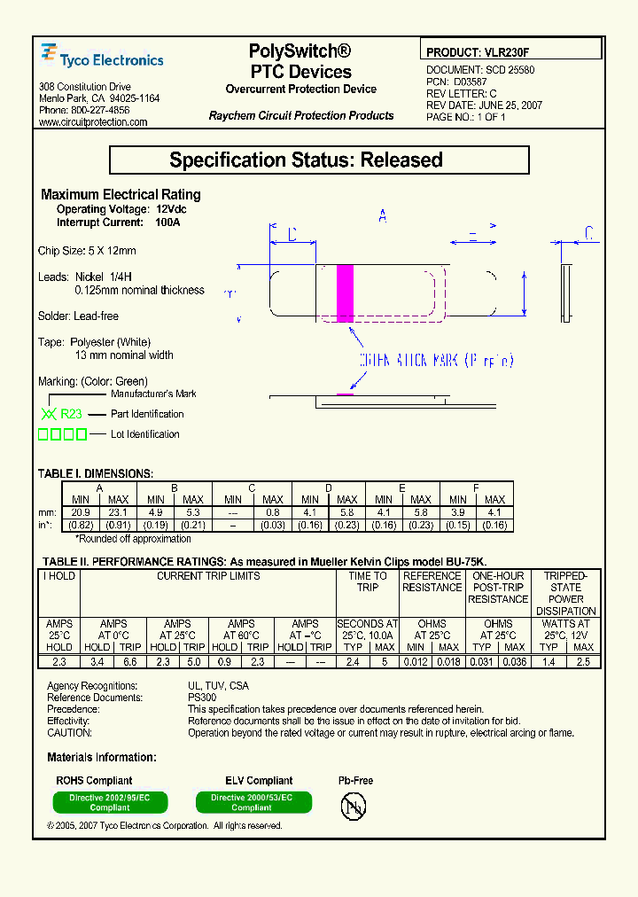 VLR230F_5749796.PDF Datasheet