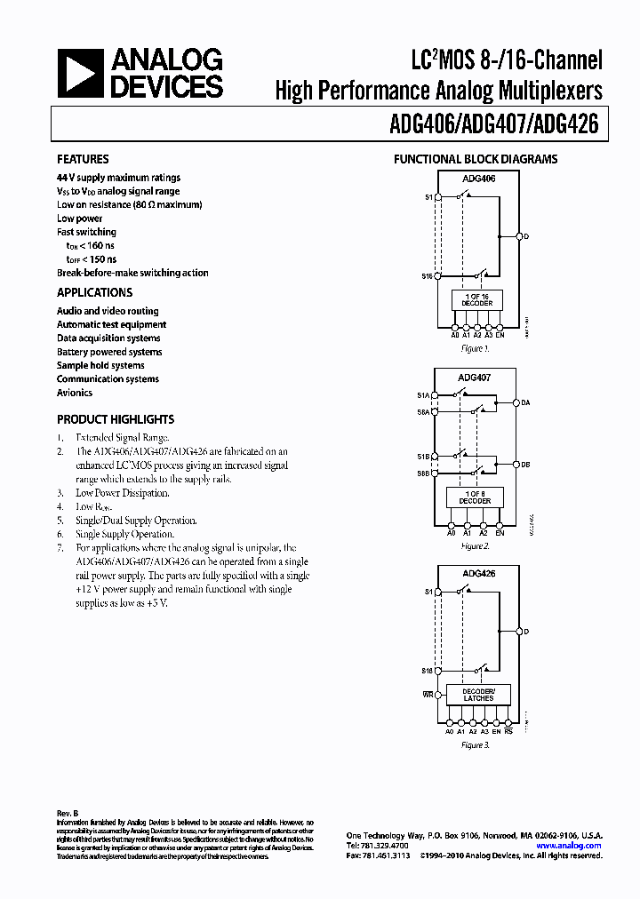 ADG407BNZ_5758676.PDF Datasheet