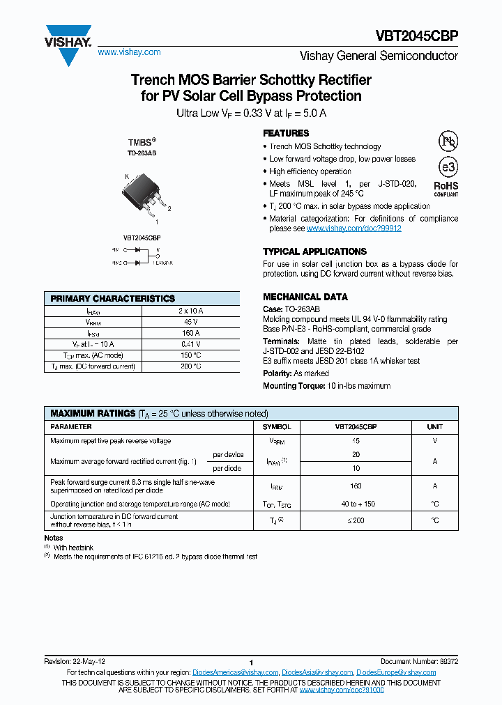 VBT2045CBP_5762028.PDF Datasheet