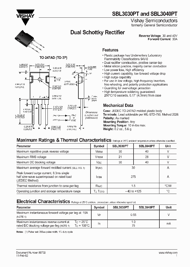 SBL3040PT_5764169.PDF Datasheet