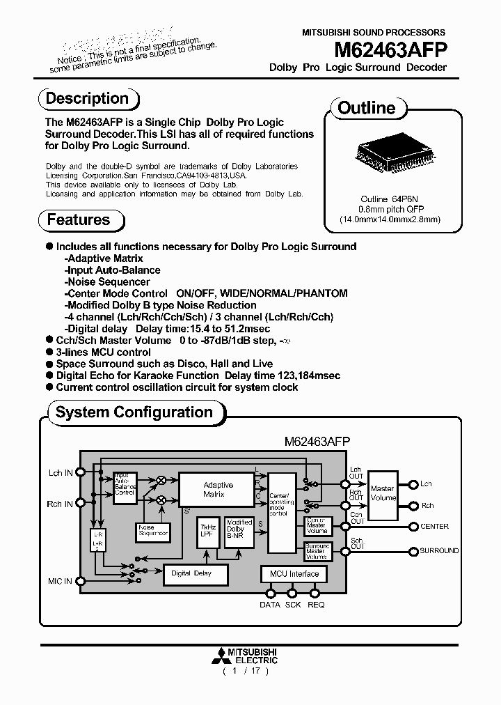 M62463_5770719.PDF Datasheet