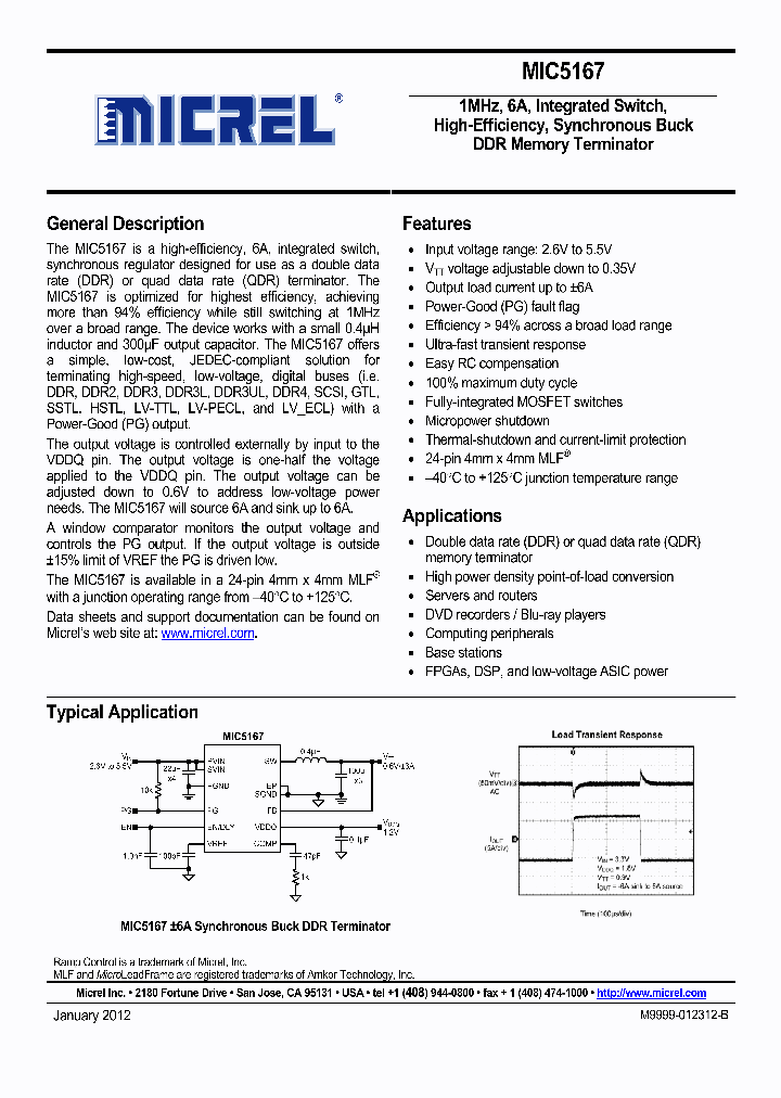 MIC5167YML_5776702.PDF Datasheet