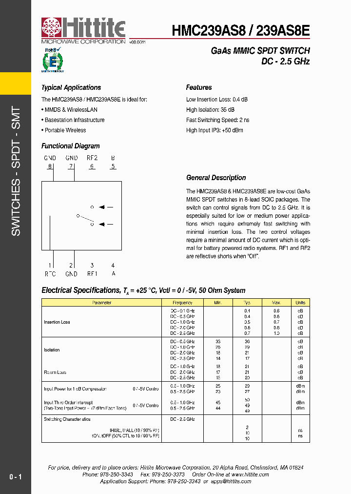 HMC239AS8_5776286.PDF Datasheet