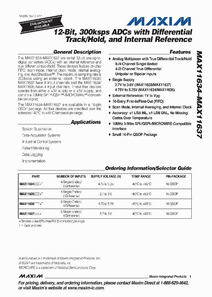 MAX11636EEET_5776408.PDF Datasheet