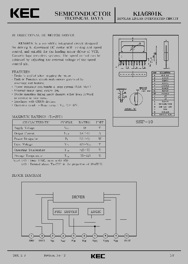 KIA6801K_5777741.PDF Datasheet