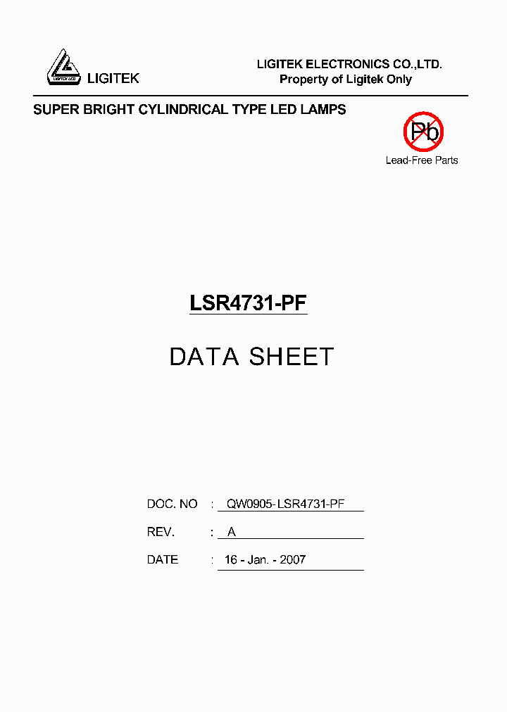 LSR4731-PF_5778940.PDF Datasheet