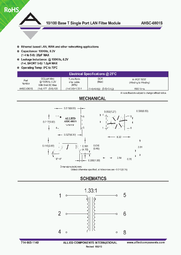 AHSC-0801S_5779000.PDF Datasheet
