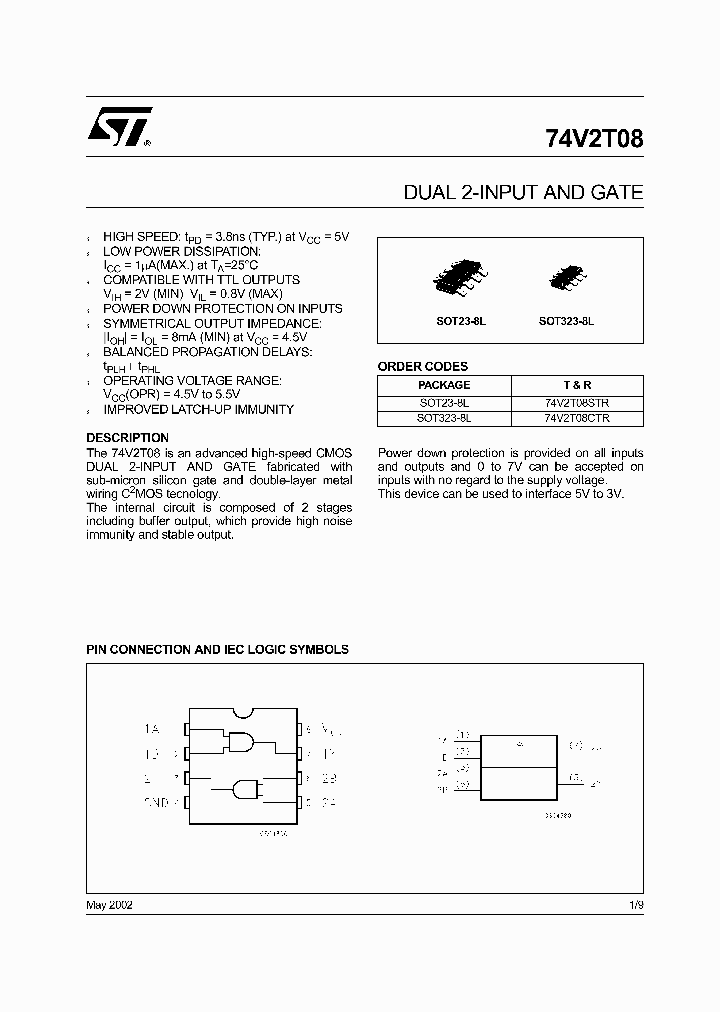 74V2T08STR_5778947.PDF Datasheet