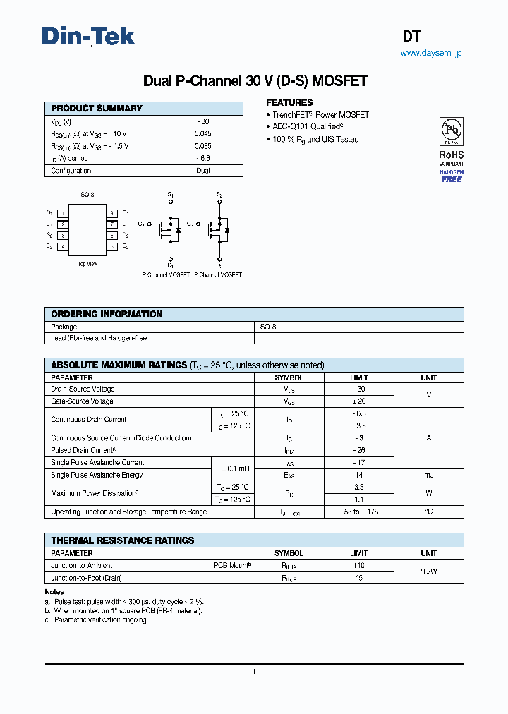 DTM4953_5780216.PDF Datasheet