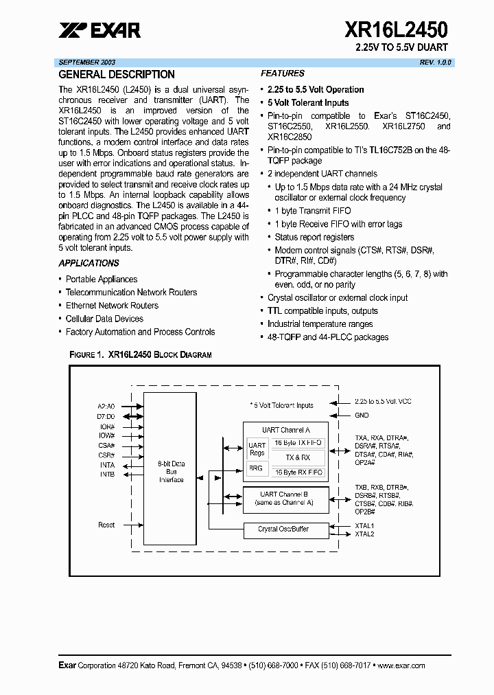 XR16L2450_5780249.PDF Datasheet