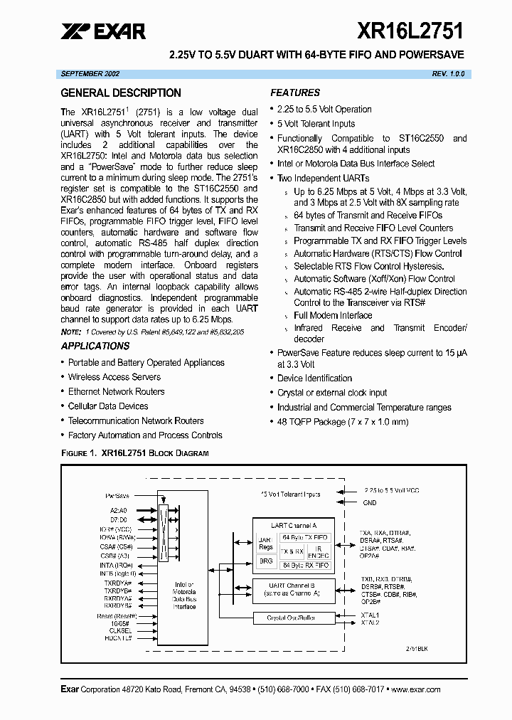 XR16L2751_5780254.PDF Datasheet