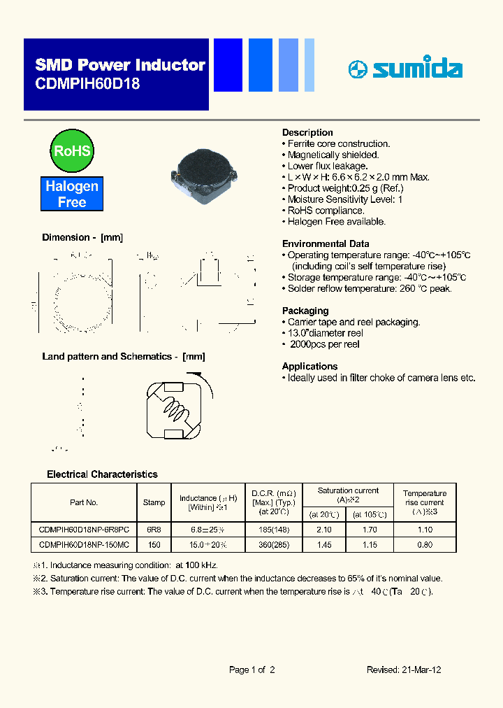CDMPIH60D18NP-150MC_5783311.PDF Datasheet