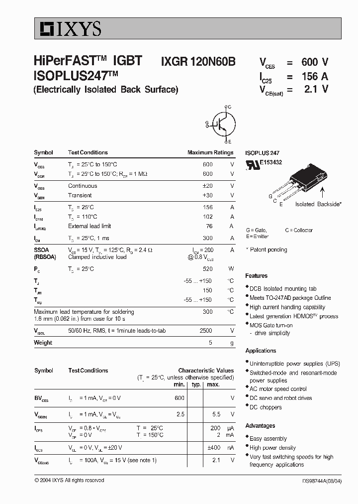 IXGR120N60B_5784862.PDF Datasheet