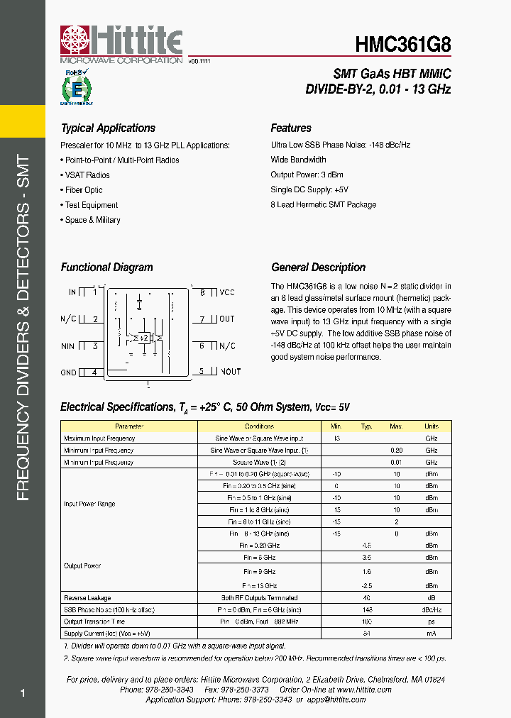 HMC361G8_5784209.PDF Datasheet