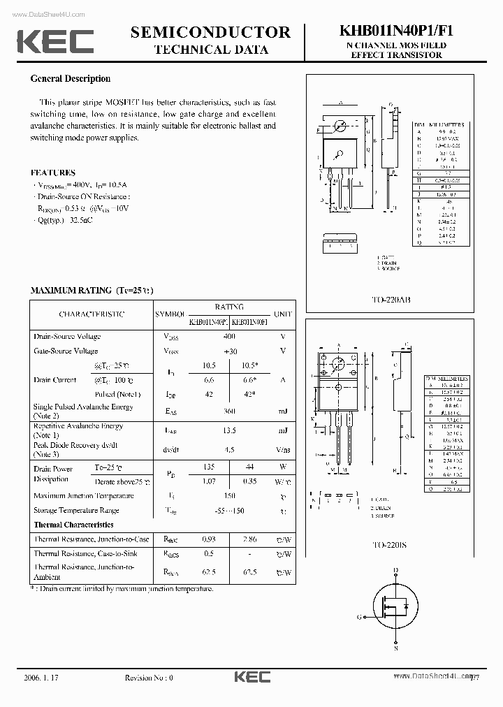 KHB7D5N60F1_5792279.PDF Datasheet