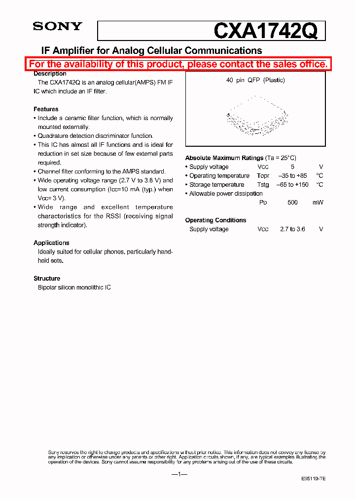 CXA1742Q_5793969.PDF Datasheet