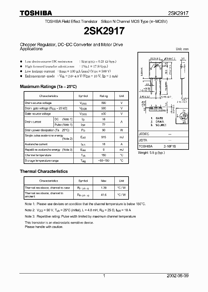 2SK2917_5794117.PDF Datasheet
