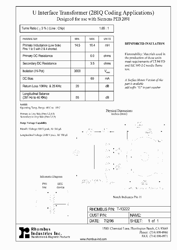 T-13222_5794783.PDF Datasheet