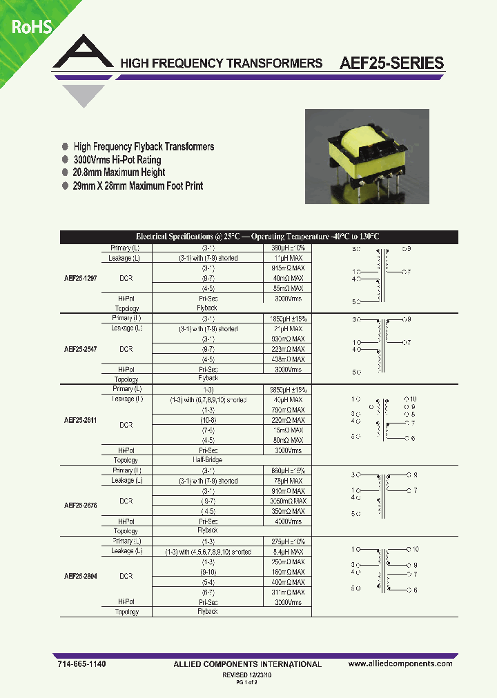 AEF25-2547_5798326.PDF Datasheet