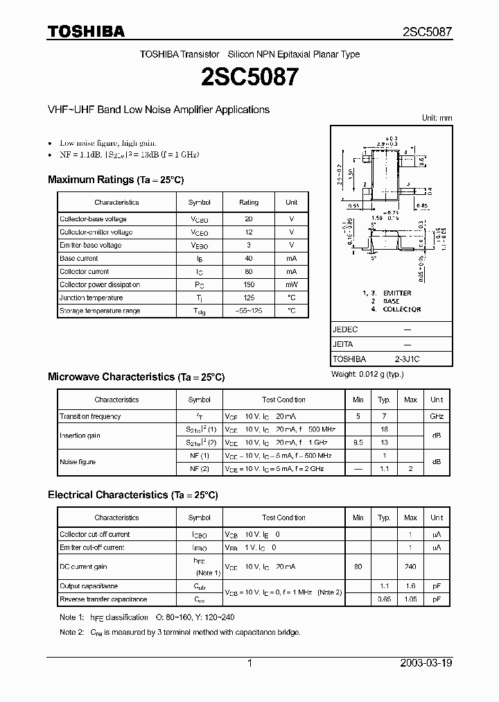 2SC5087_5798030.PDF Datasheet