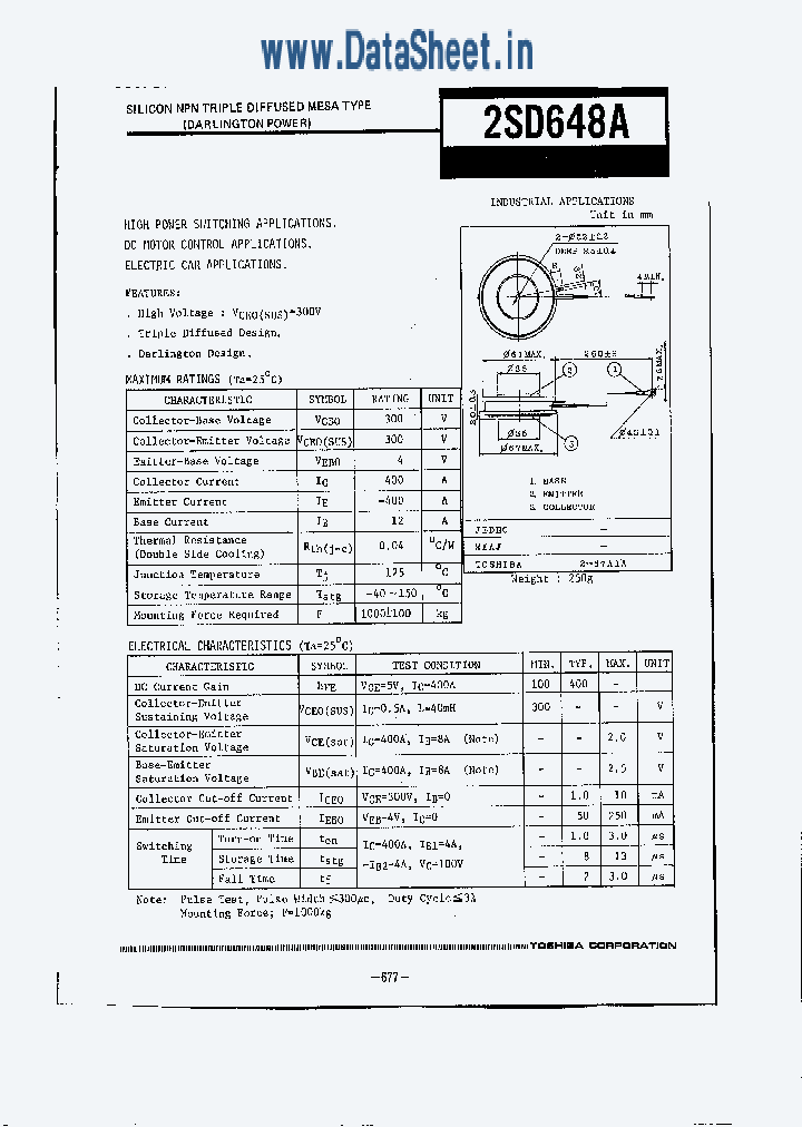 2SD648A_5798909.PDF Datasheet