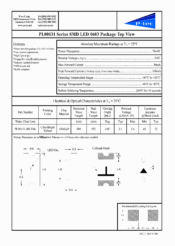 PL00131-WCY06_5805300.PDF Datasheet