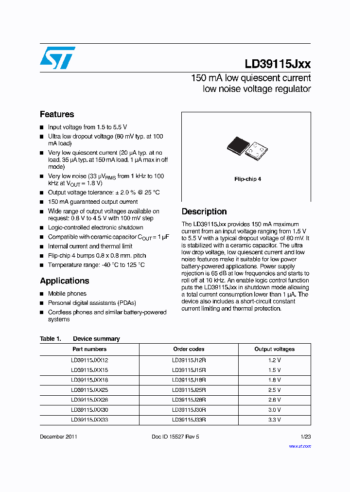 LD39115J30R_5806591.PDF Datasheet