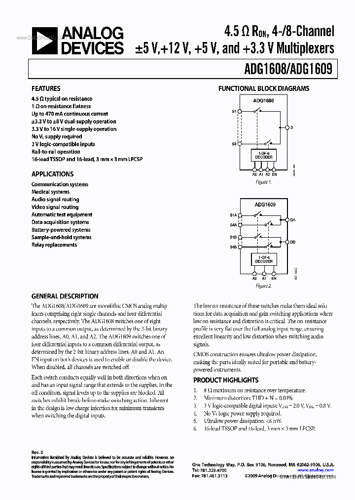 ADG1608_5808422.PDF Datasheet