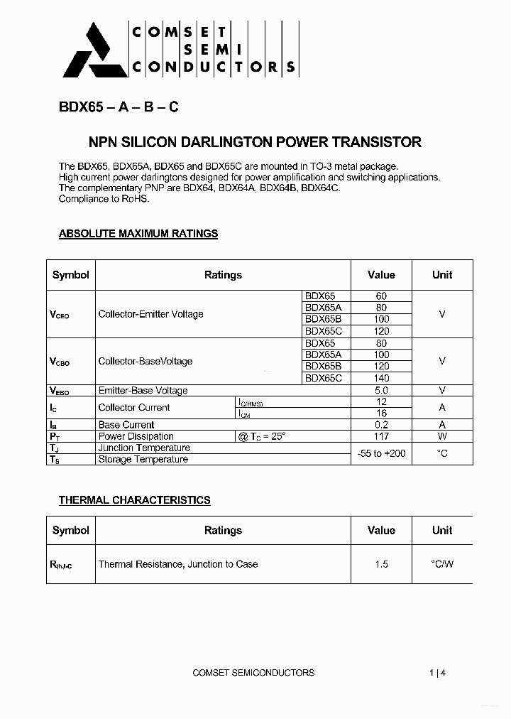 BDX65_5810045.PDF Datasheet