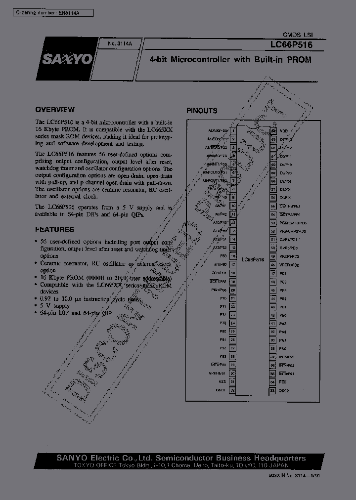 LC66P516_5810928.PDF Datasheet