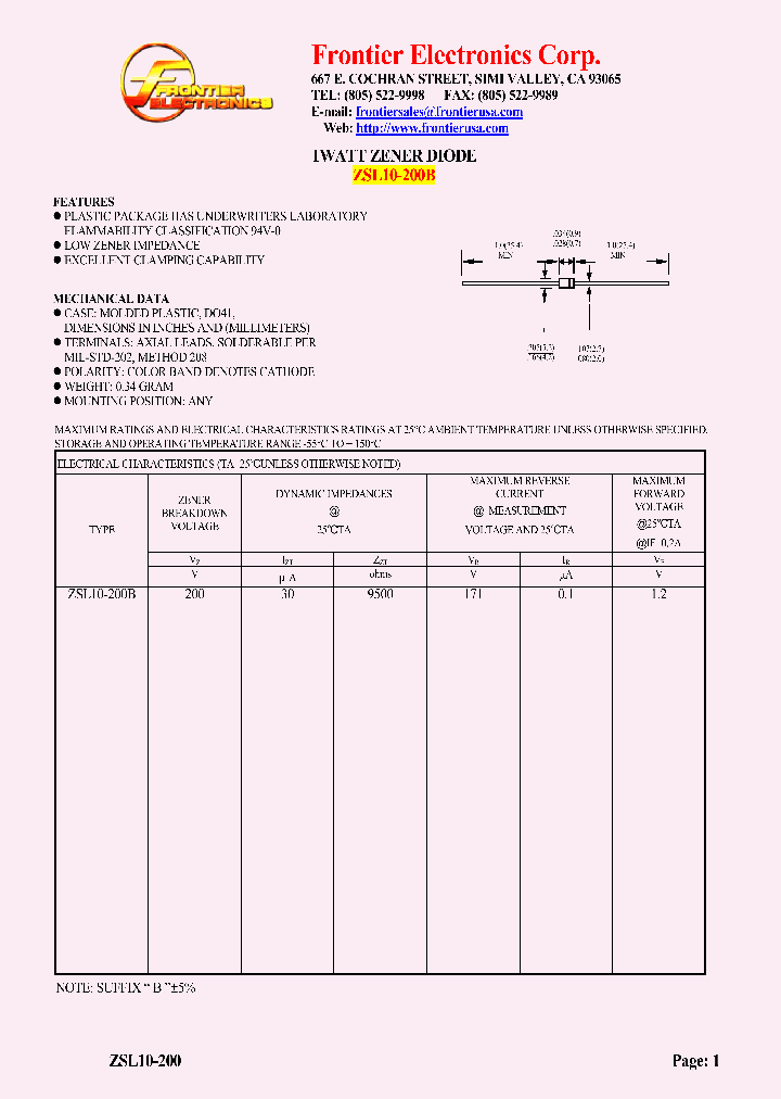 ZSL10-200B_5810745.PDF Datasheet