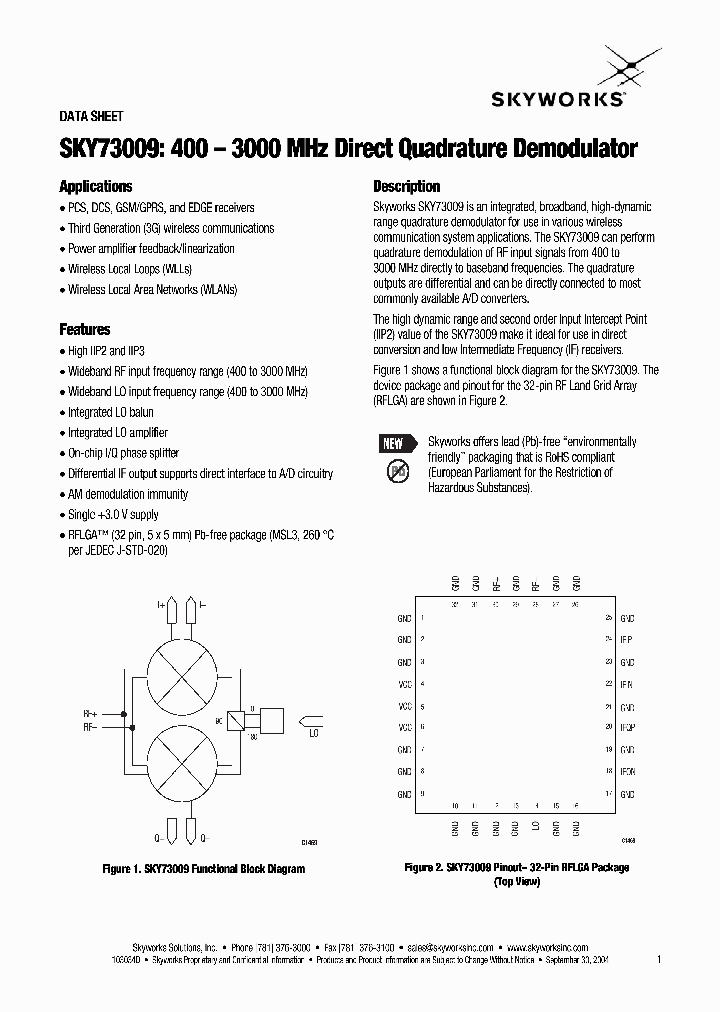 SKY73009_5811997.PDF Datasheet