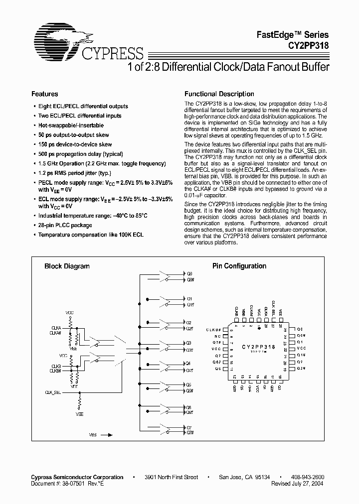 CY2PP318JI_5815456.PDF Datasheet