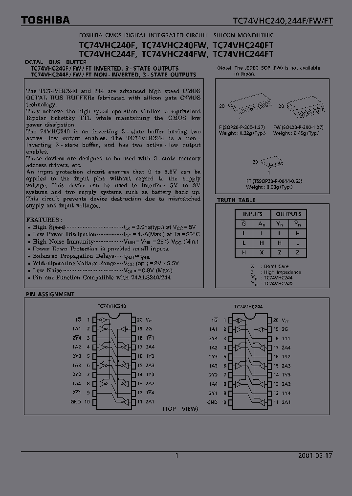 TC74VHC244FT_5816575.PDF Datasheet
